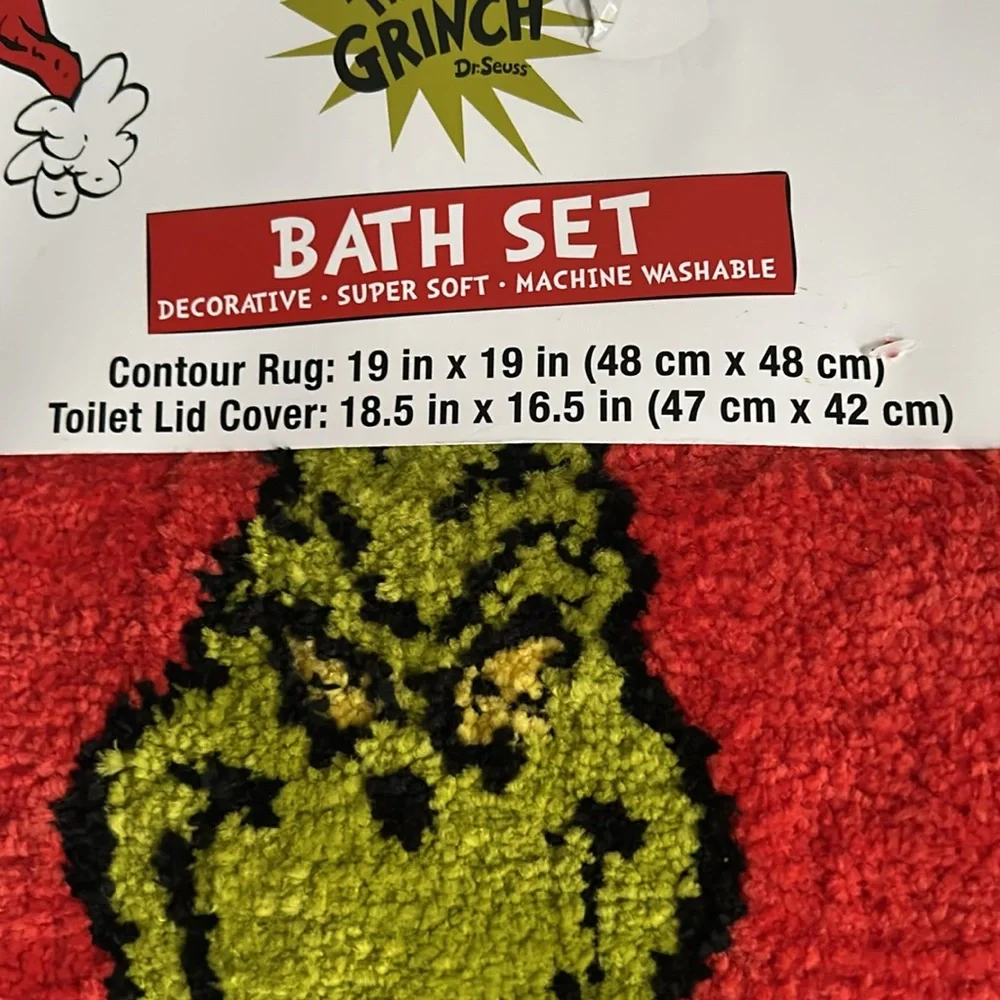 Grinch bath set